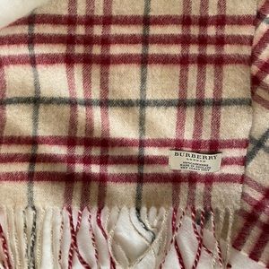 Classic Cashmere Burberry Scarf